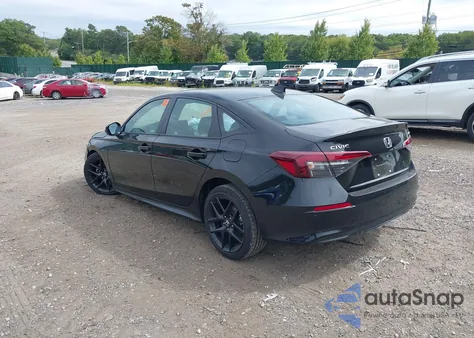 2025 Honda Civic Sport z USA, uszkodzony, nr VIN 2HGFE2F54SH587264